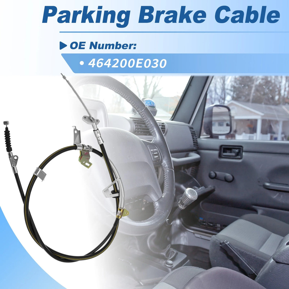 Rear Right Parking Brake Cable Assembly for Toyota Highlander (2009–2013)