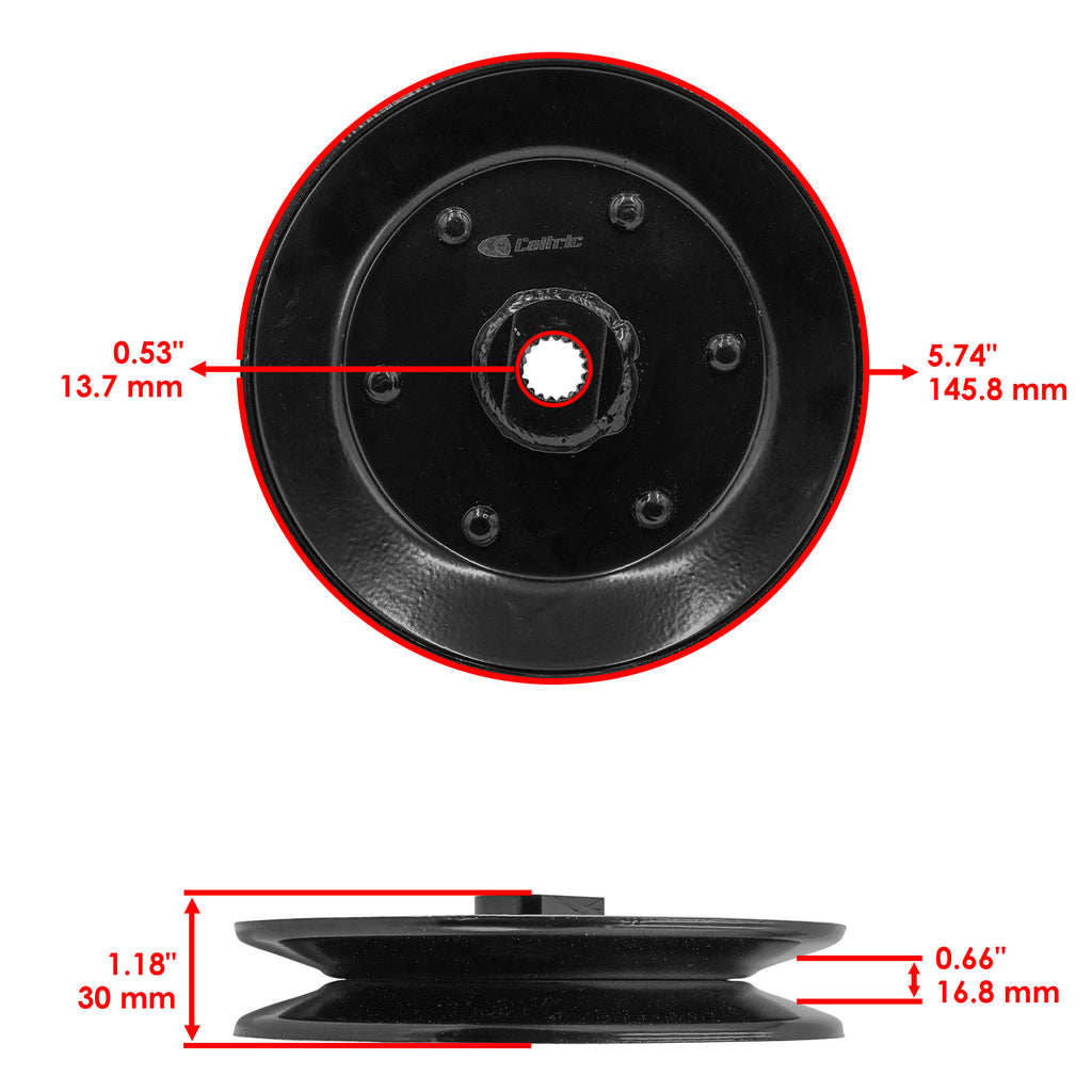 Drive Pulleys Replacement for John Deere 2354 2348 2554 (1948–2010)