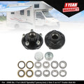 2 Sets Trailer Hub Kit for 2000 lbs Spindle (5 on 4.5") (1" or 1.0625")