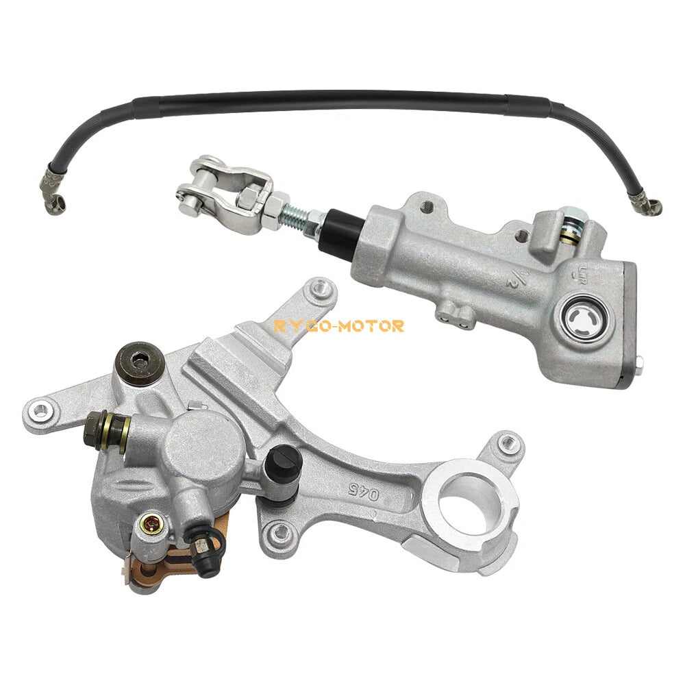 Rear Brake Caliper & Master Cylinder Hose Assy for Kawasaki KLX450R KX450/KX450F