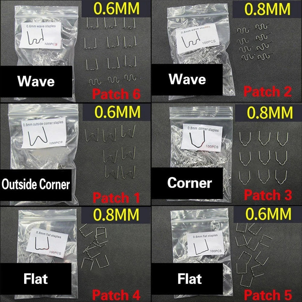 Hot Stapler Staples for Car Bumper Repair Kit (Universal)