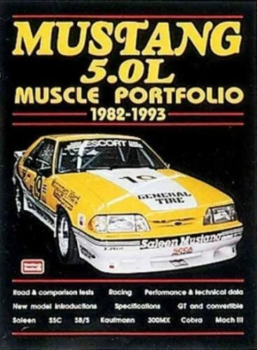 Ford Mustang 5.0L Muscle Portfolio Book (1982–1993)