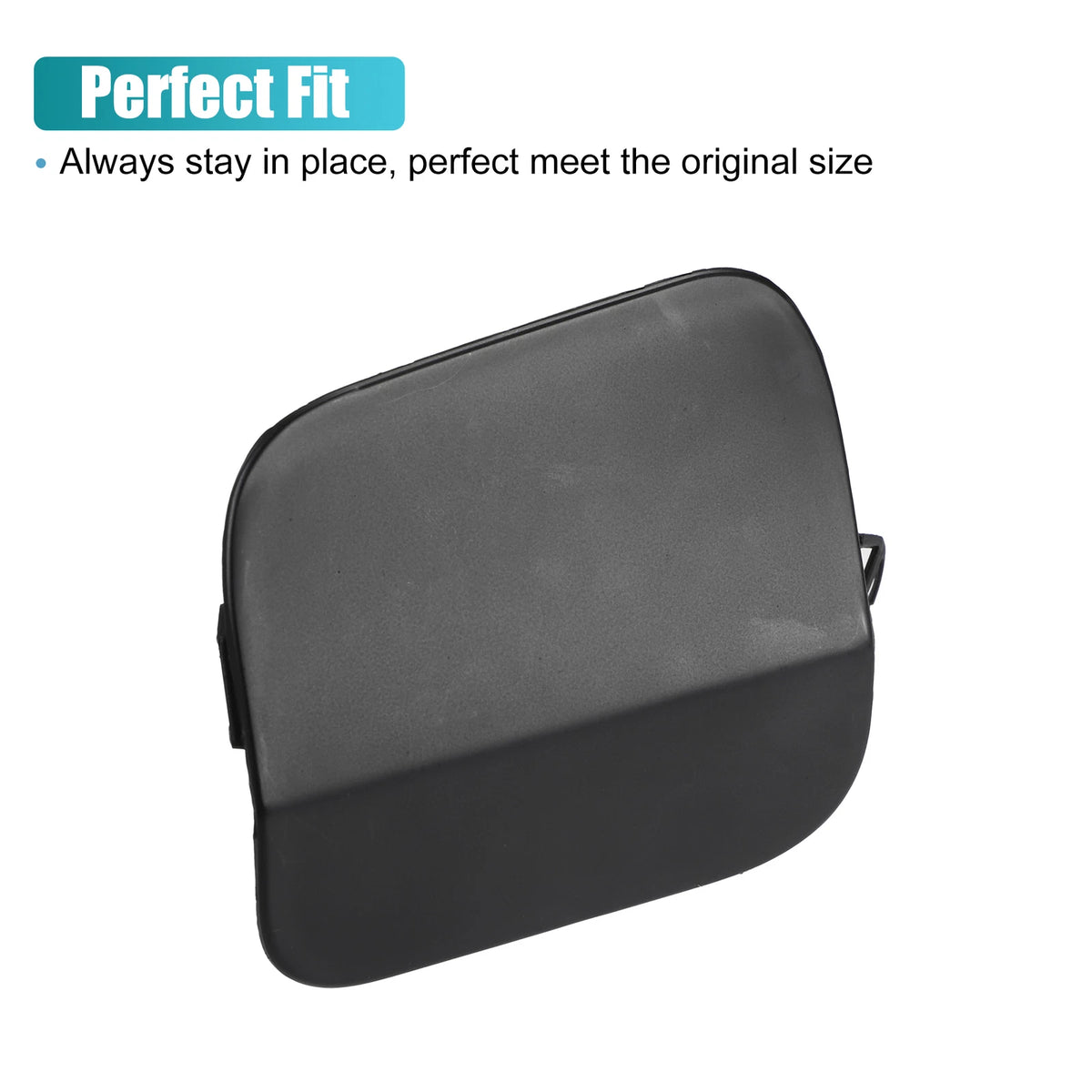 Front Left Bumper Tow Hook Cover for Toyota Highlander (2014–2019) No.52128-0E933 Black
