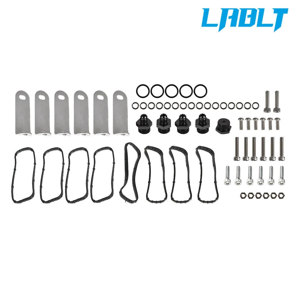 Intake Manifold Hardware Billet Fuel Rail Kit for LS LS1 LS2 LS3 LS6 (Aftermarket)