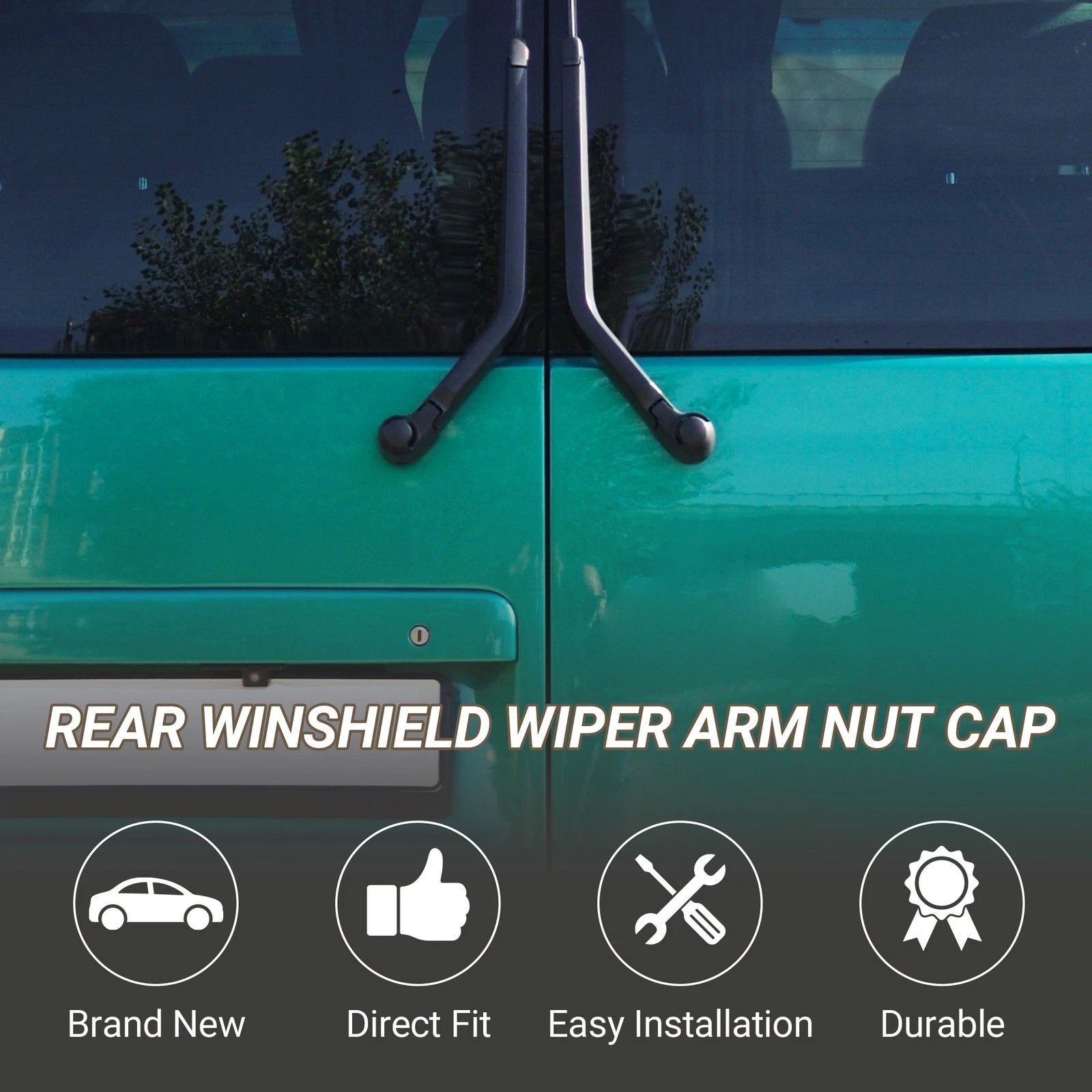 Rear Right Windshield Wiper Arm Nut Cap for VW Transporter T5 (2003–2015)