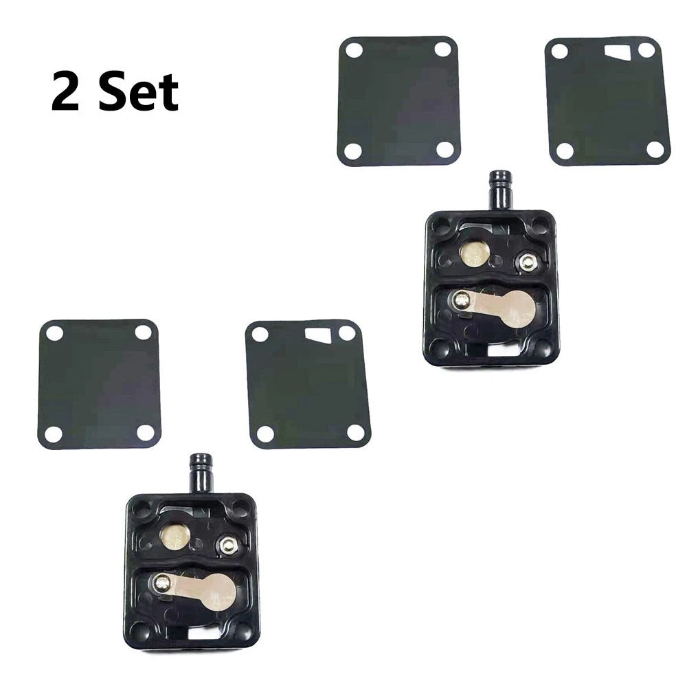 2X Fuel Pump Kit Repair for Yamaha Outboard 15-25HP (2T) (682-24412, 677-24411)