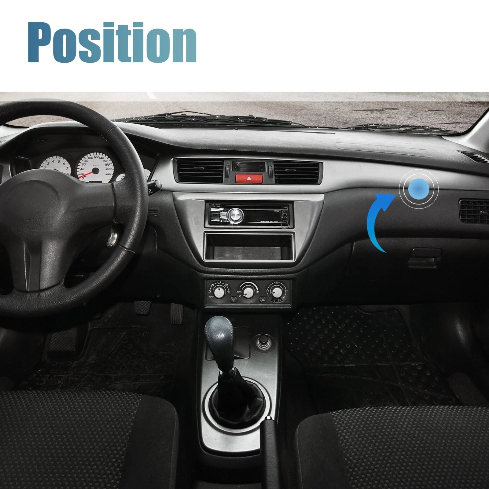 AC Temperature Heat Blend Door Actuator for Dodge Ram 1500 2500 3500 (2000–2002)