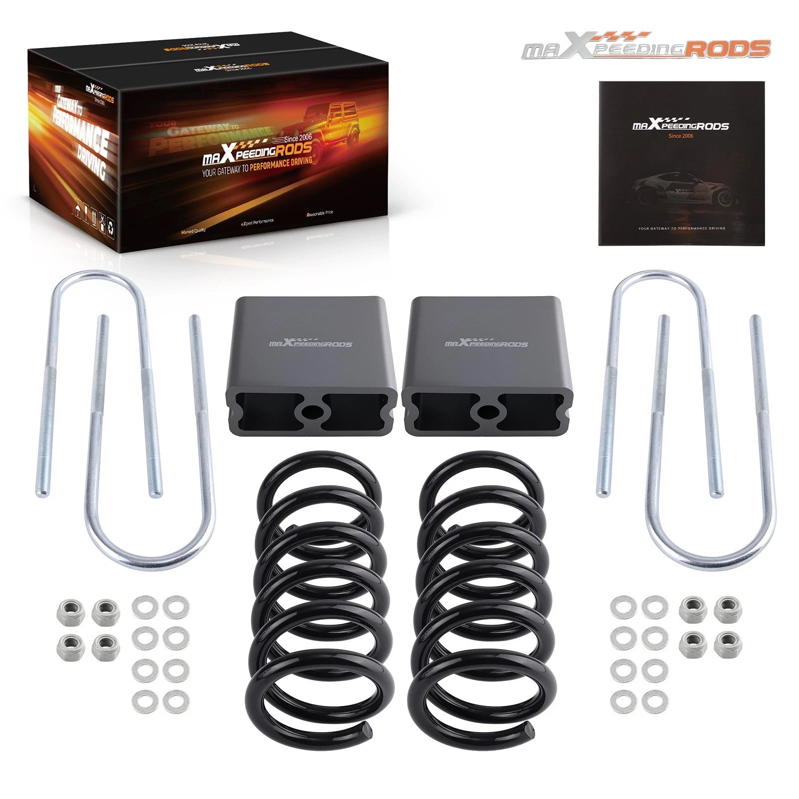 Complete Lowering Kit 3"/4" Drop for Dodge Durango 2WD (1998–2003)