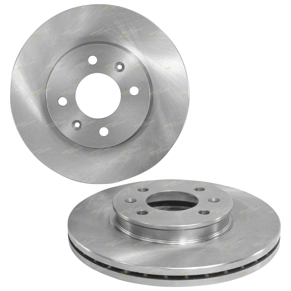 2x Front Disc Brake Rotors for Kia Rio UB (2011–2017) 256mm G4FA