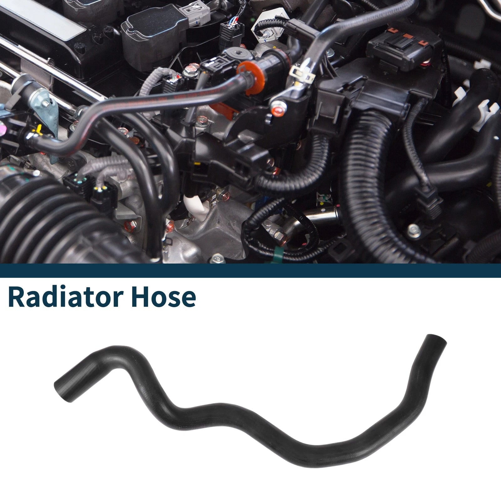 Radiator Hose for Volvo S80 (1998–2001) Rubber Black