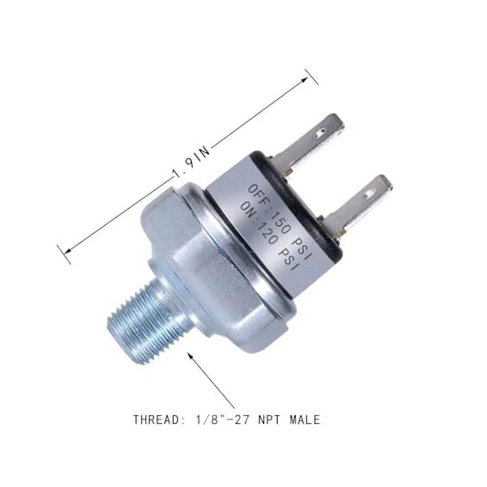 Air Compressor Pressure Switch 120-150 PSI 1/8 NPT for