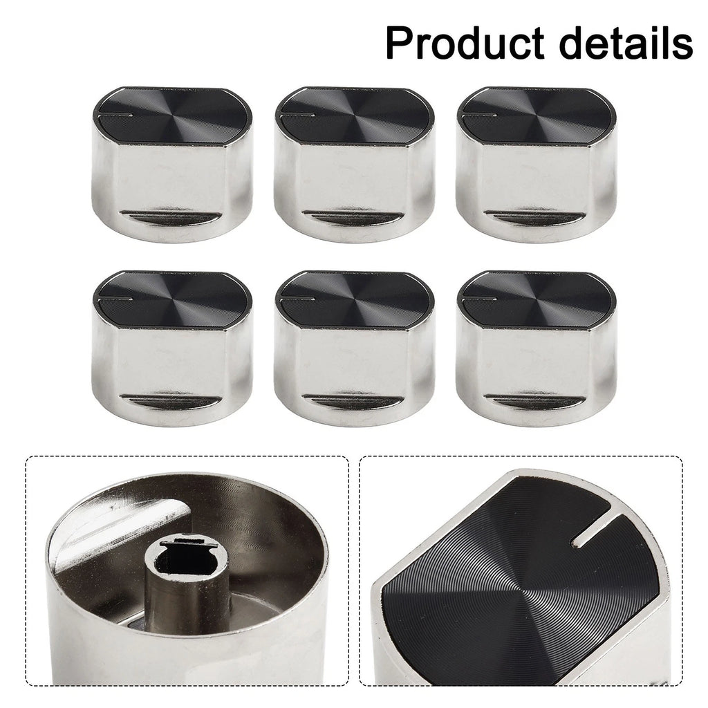 Metal Cooker Control Knobs for Kitchen (Universal Fit)
