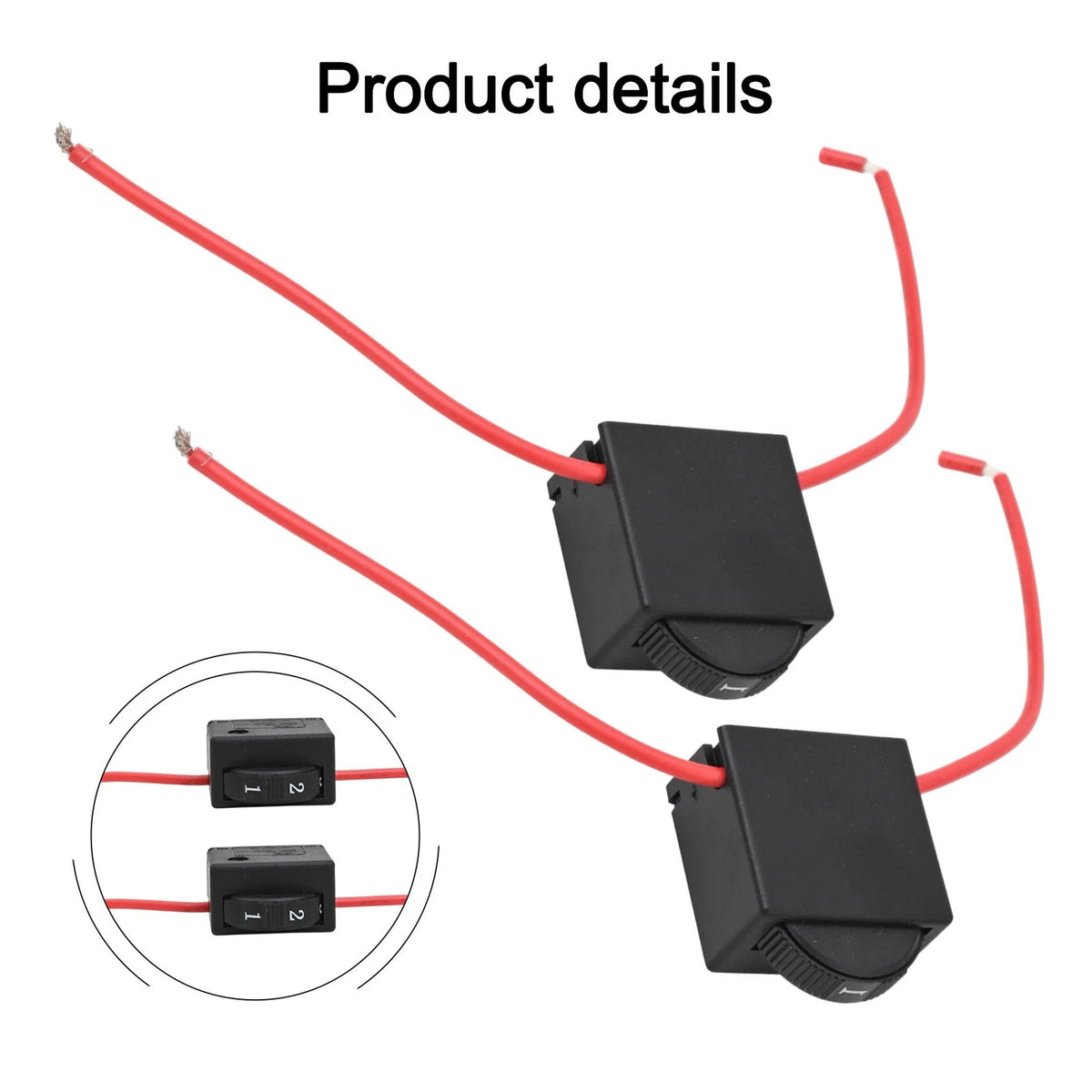 2X Electric Angle Grinder Switches 6 Speed for 220V 250V