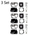 3X Carburetor Kit for Homelite Lawn Mower (Zama RB-142, C1U-W32, C1U-W32A)