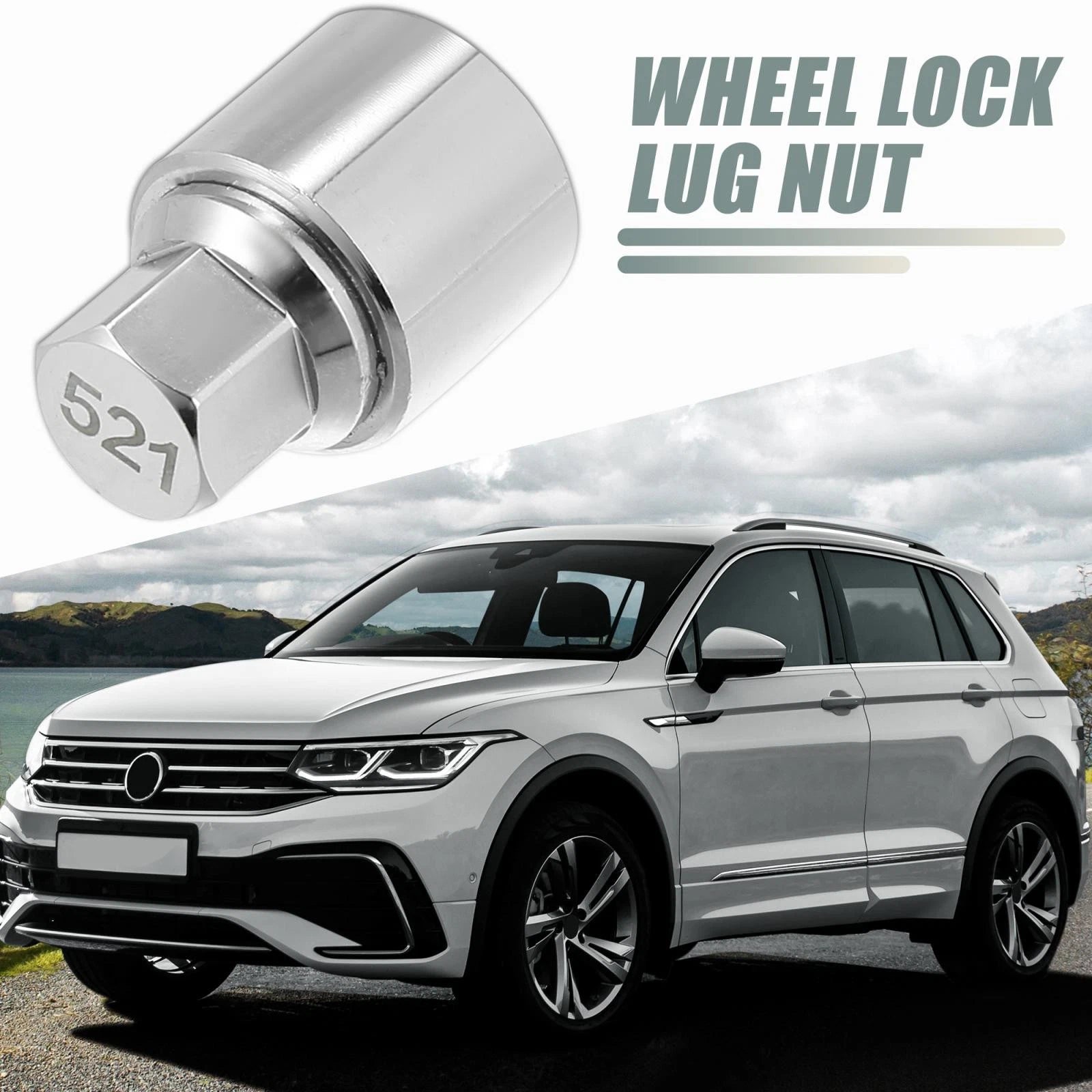 Wheel Lock Lug Nut Key Replacement for Volkswagen (2000–2024)