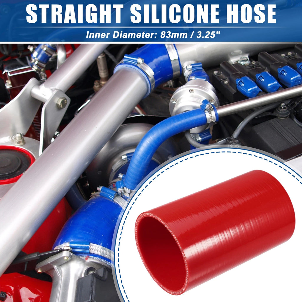3.25" ID 6" Length Silicone Reducer Hose for Intercooler (Universal)