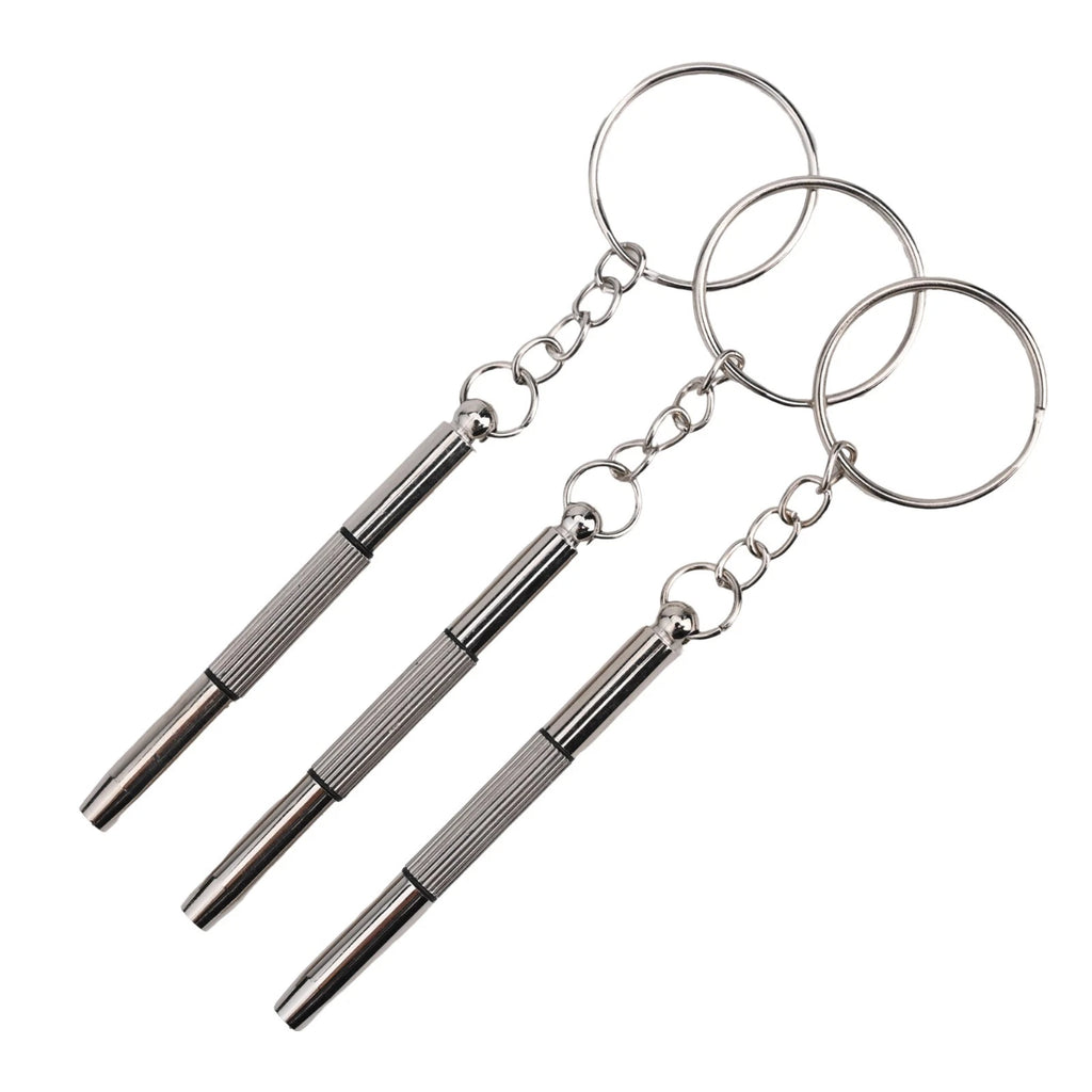Eyeglass Repair Tool Set with Cross & Flat Head Screwdrivers