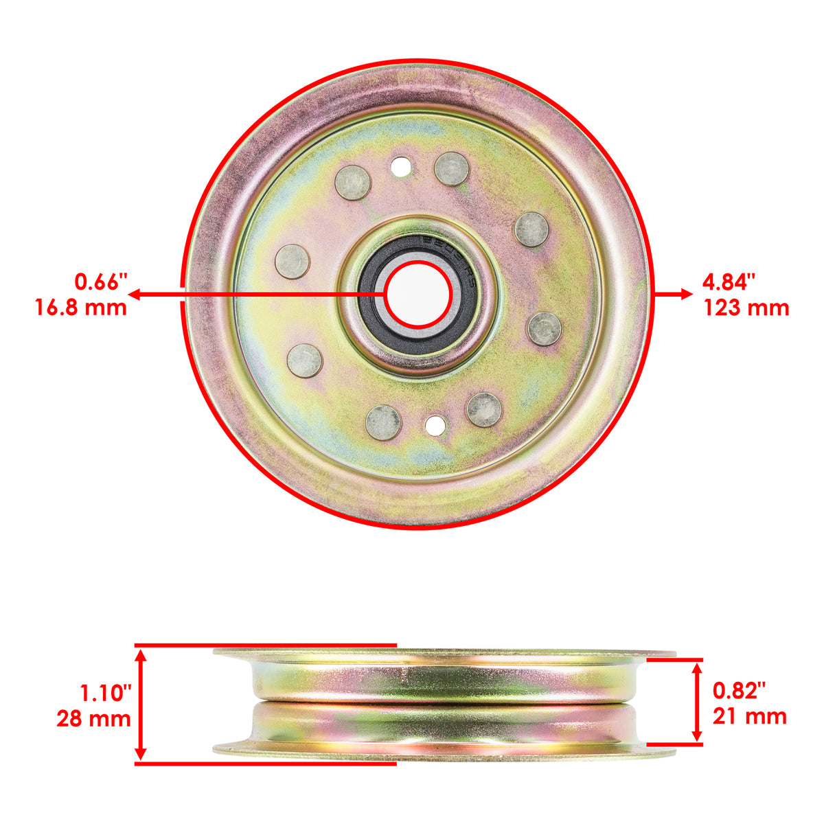Drive Pulley Replacement for Exmark FMD52 FMD60 (2005–2015)