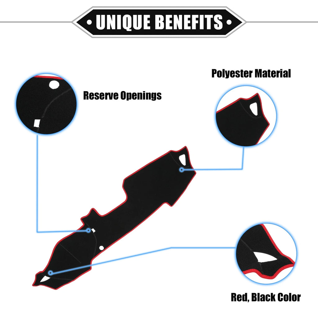 Dashboard Dash Cover Mat Replacement for Mazda MX-5 ND RF Miata (2015–2020)