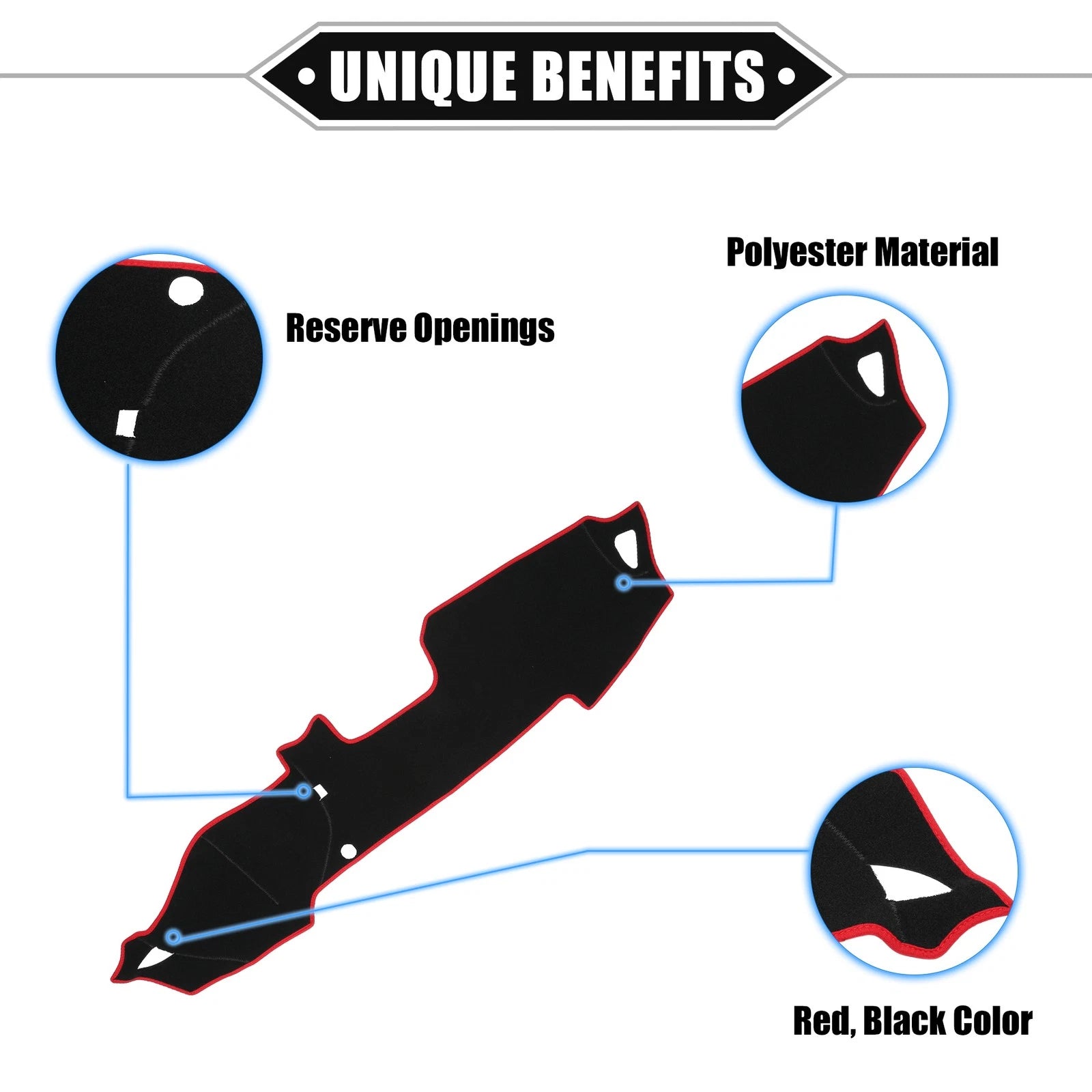 Dashboard Dash Cover Mat Replacement for Mazda MX-5 ND RF Miata (2015–2020)