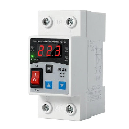 220V Current Limiting Protector for Homes Rentals Hotels Offices