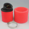 48mm Bent Angled Foam Pod Air Filter for PIT PRO Quad ATV