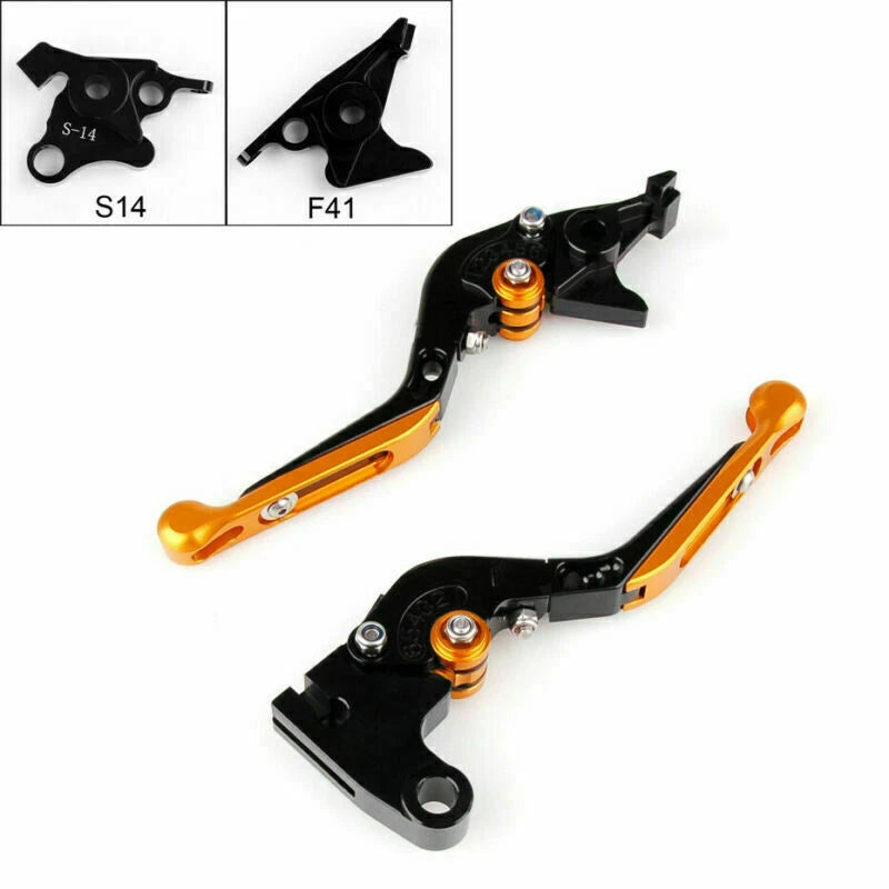 Adjustable Folding Brake Clutch Levers for Suzuki GSXR1300 (2008–2014)