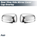 Rearview Mirror Cover Overlay Chrome Plated with LED for Mitsubishi L200 (2006–2015)