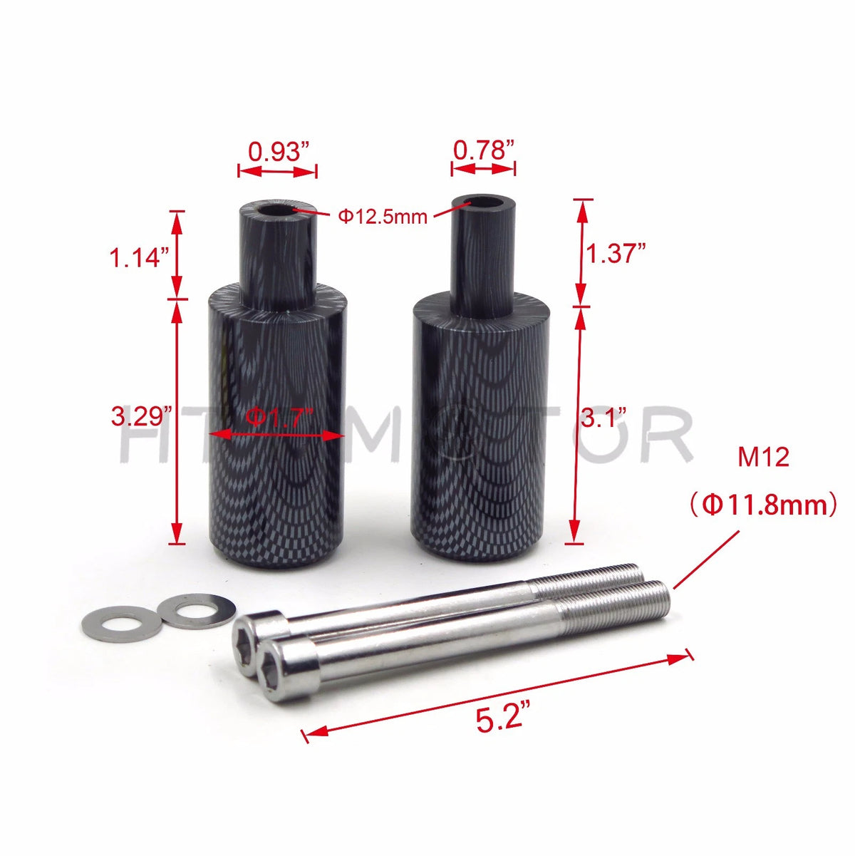 Long Extended Frame Slider Falling Protector for Honda CBR600RR (2003–2006)