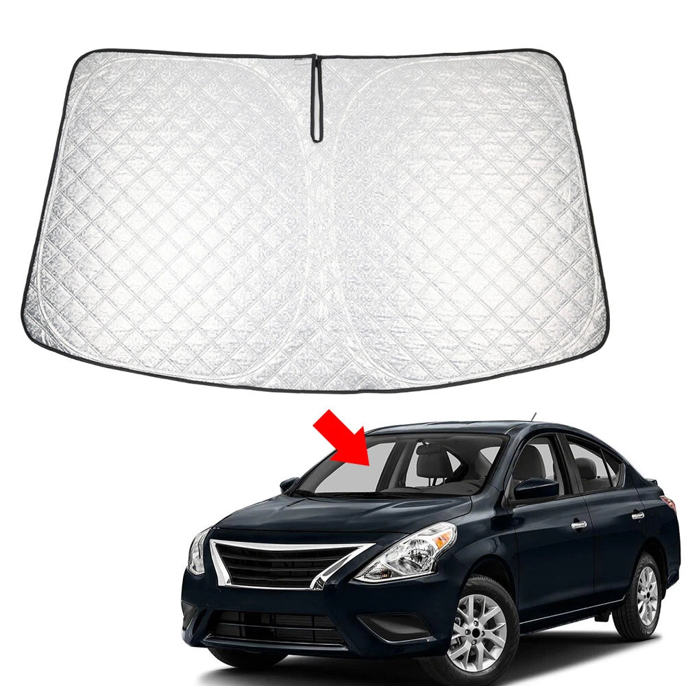 Foldable Windshield Sun Shade for Nissan Versa (2012–2018)