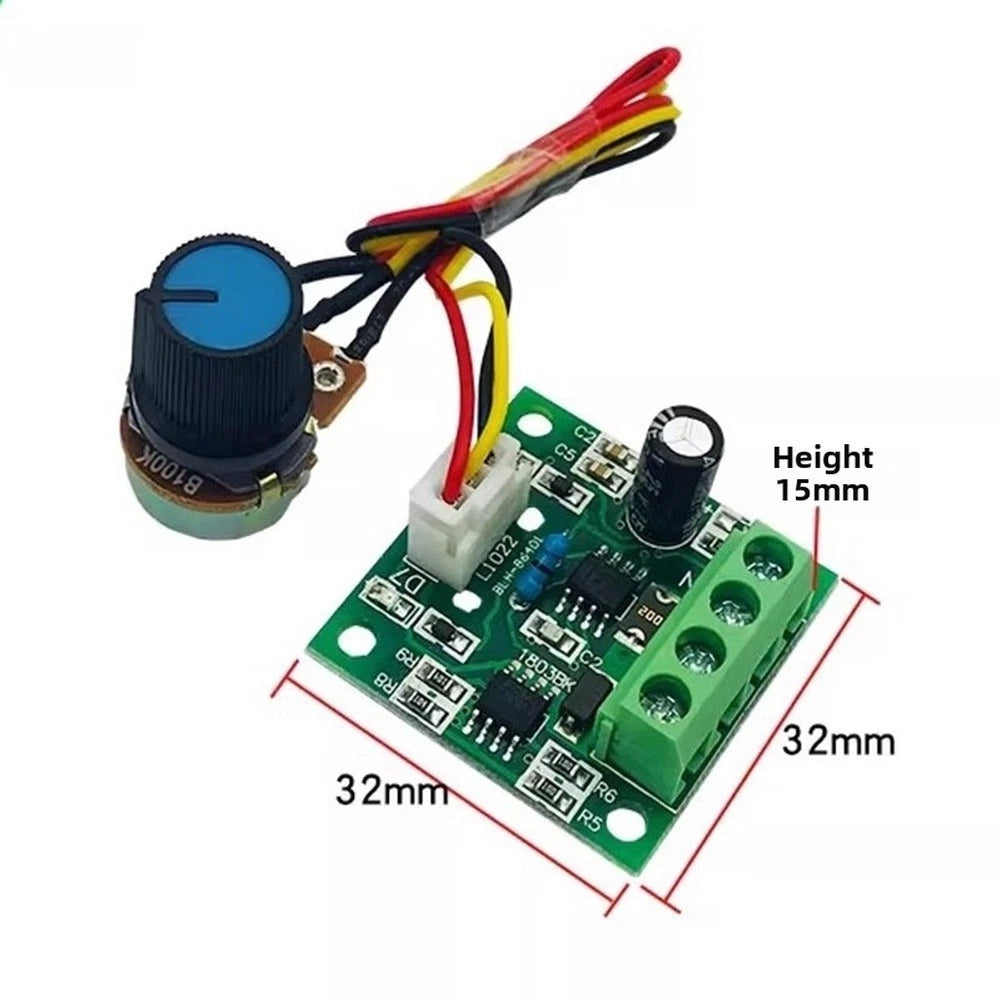 3X DC Motor Controller Module for PWM 1.8/3/5/6/12V 2A Rated