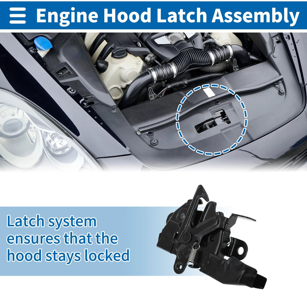 Hood Latch Assembly Replacement for Toyota Highlander (2010–2013)