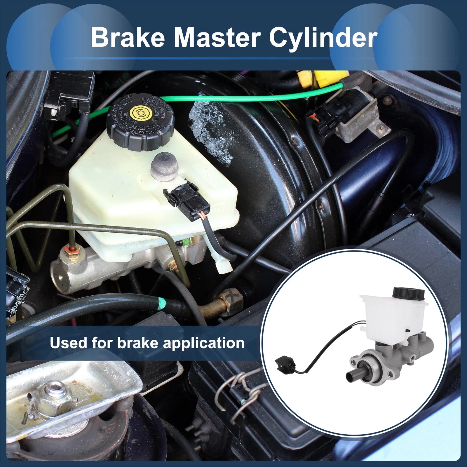 Brake Master Cylinder with Reservoir Replacement for Mazda Protege (1995–1996)