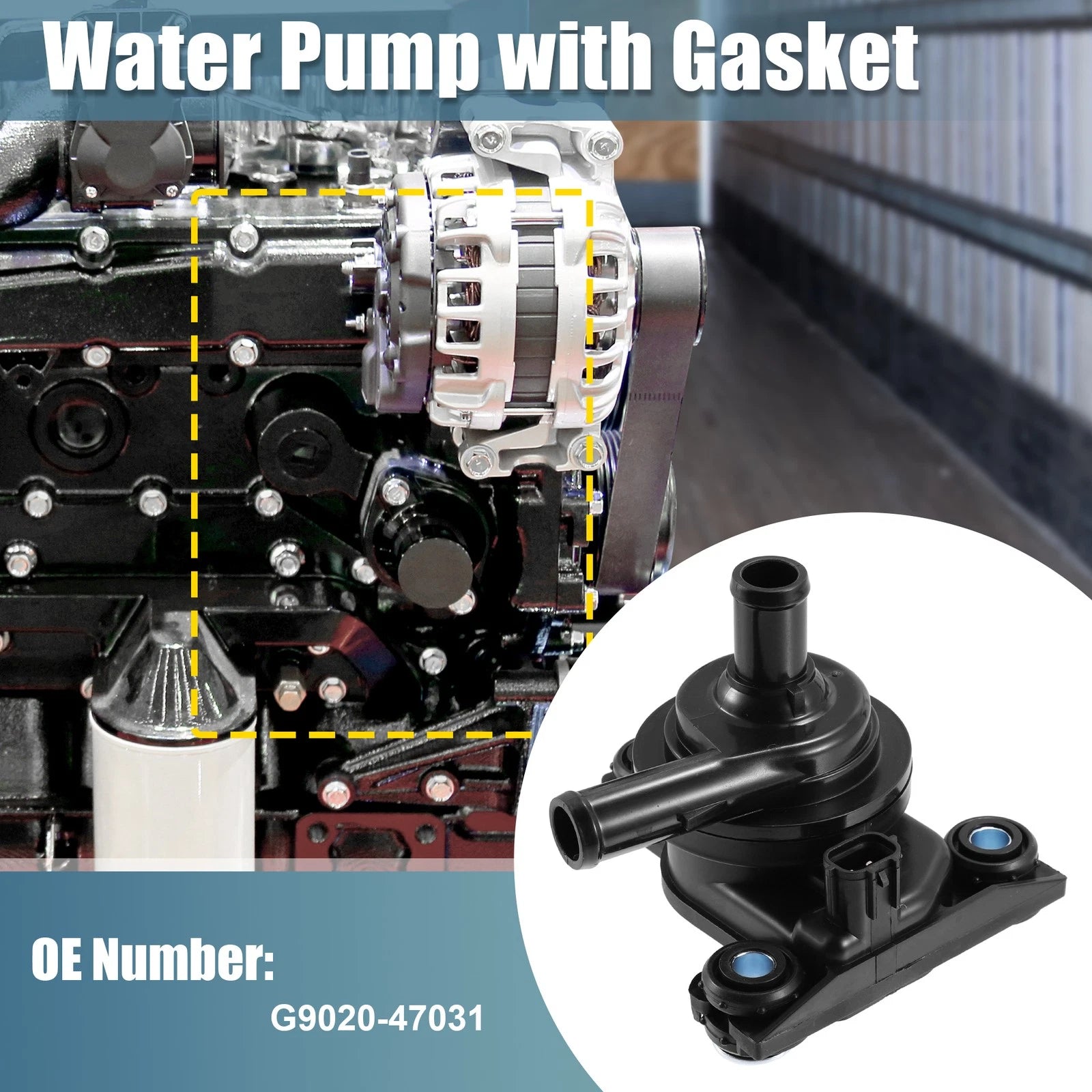 Electric Water Pump Replacement for Toyota Prius (2004–2009) Heavy Duty