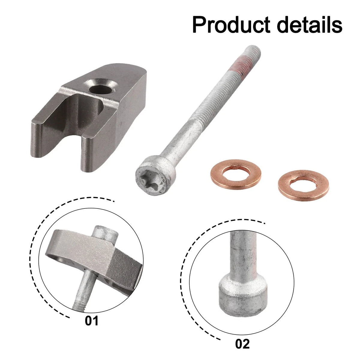 Fuel Injector Clamp Bolt Washer for Automotive Repair