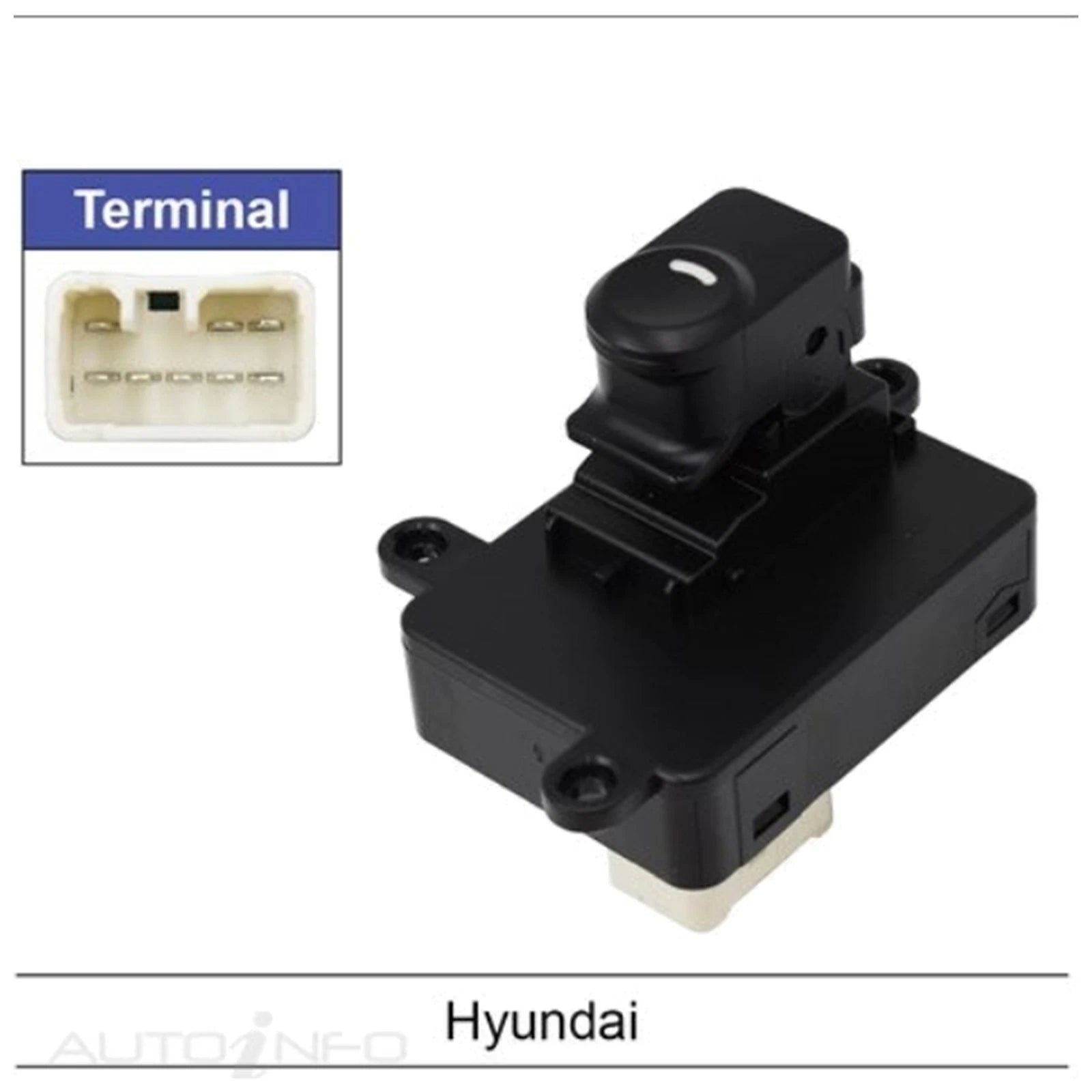 Passenger Side Power Window Switch for Hyundai i30 FD (2007–2013)