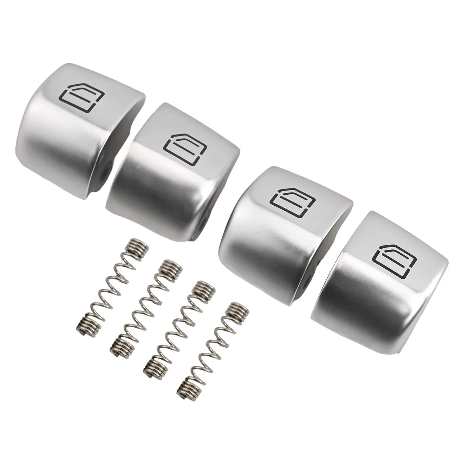 Chrome Window Switch Buttons for Mercedes C300 C63 C350 (2008–2015)
