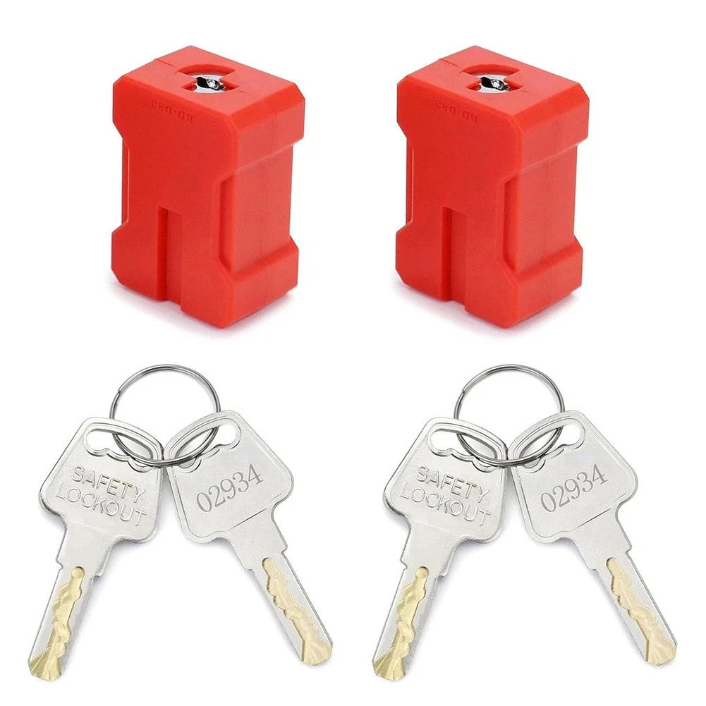 2X Safety Locks for Exposed Wires (Electric Shock Risk Prevention)