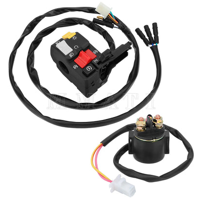 Handlebar Kill Switch & Starter Relay for Honda FourTrax 300 TRX300 FW (1996–2000)