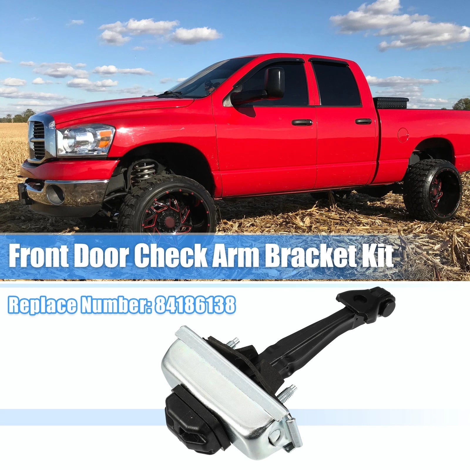 Front Door Check Strap Limiter for Chevy Silverado GMC Sierra Yukon (2015–2024)