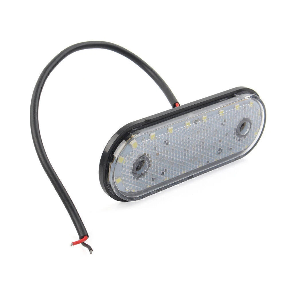 LED Oval Side Marker Indicator Light for Trailer Truck Van