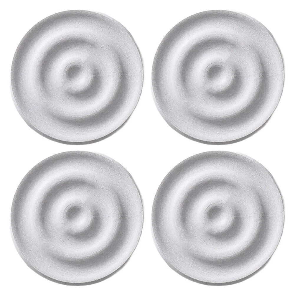 Set of 4 Absorbent Diatomaceous Earth Coasters for Desk Protection