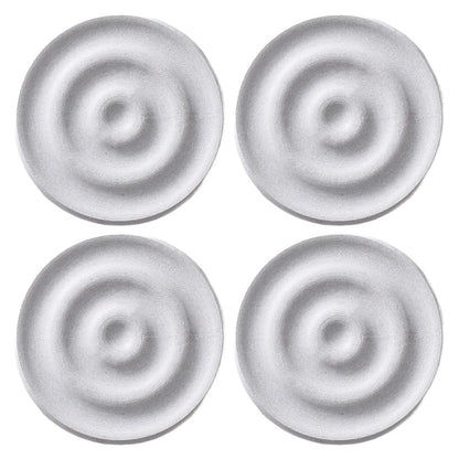 Set of 4 Absorbent Diatomaceous Earth Coasters for Desk Protection