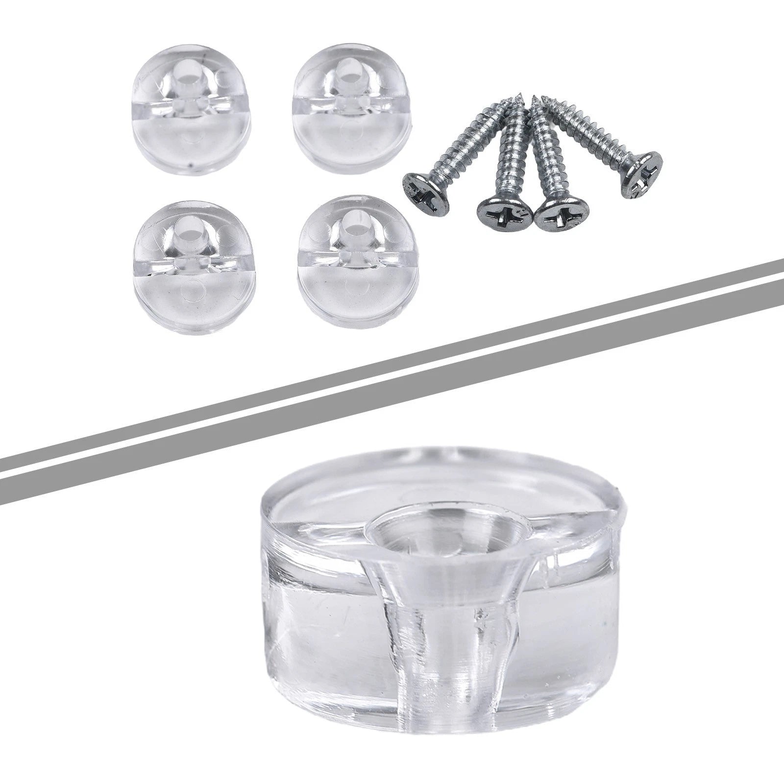 Mirror Wall Hanging Fixing Kit for Frameless Glass (Universal)