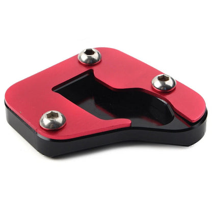 Side Kickstand Sidestand Enlarge Plate Pad for SUZUKI HAYABUSA 2008-2020 Red