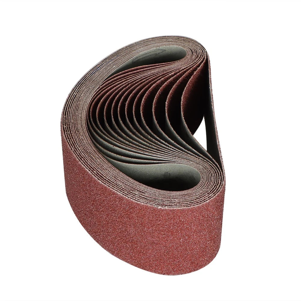 12 Pack Sanding Belts for (60, 80, 120, 150, 240, 400 Grit)