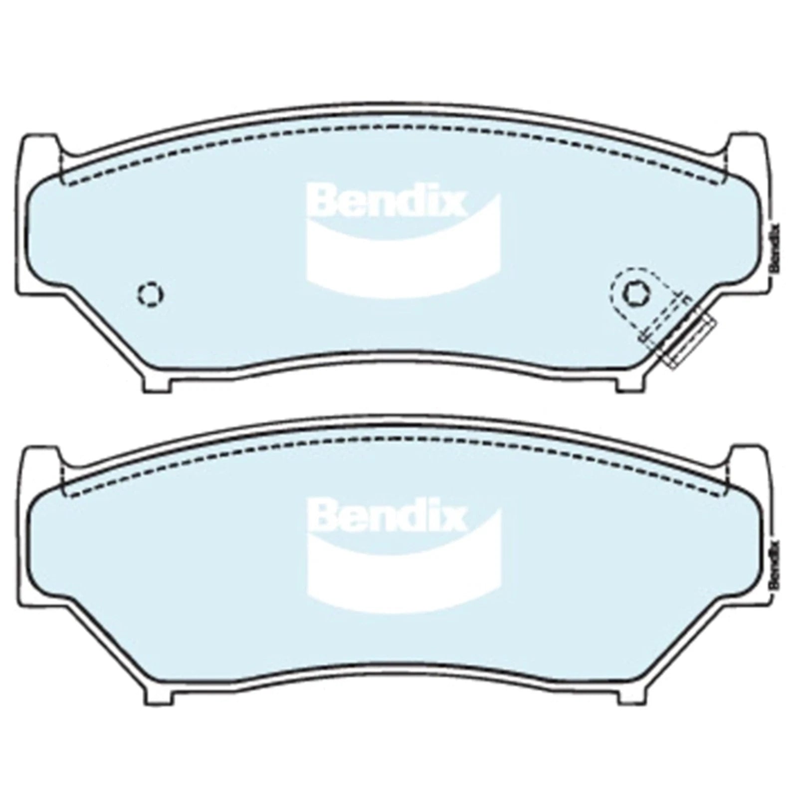 Bendix Front Disc Brake Pads for Suzuki Vitara SE416 (1991–1998)