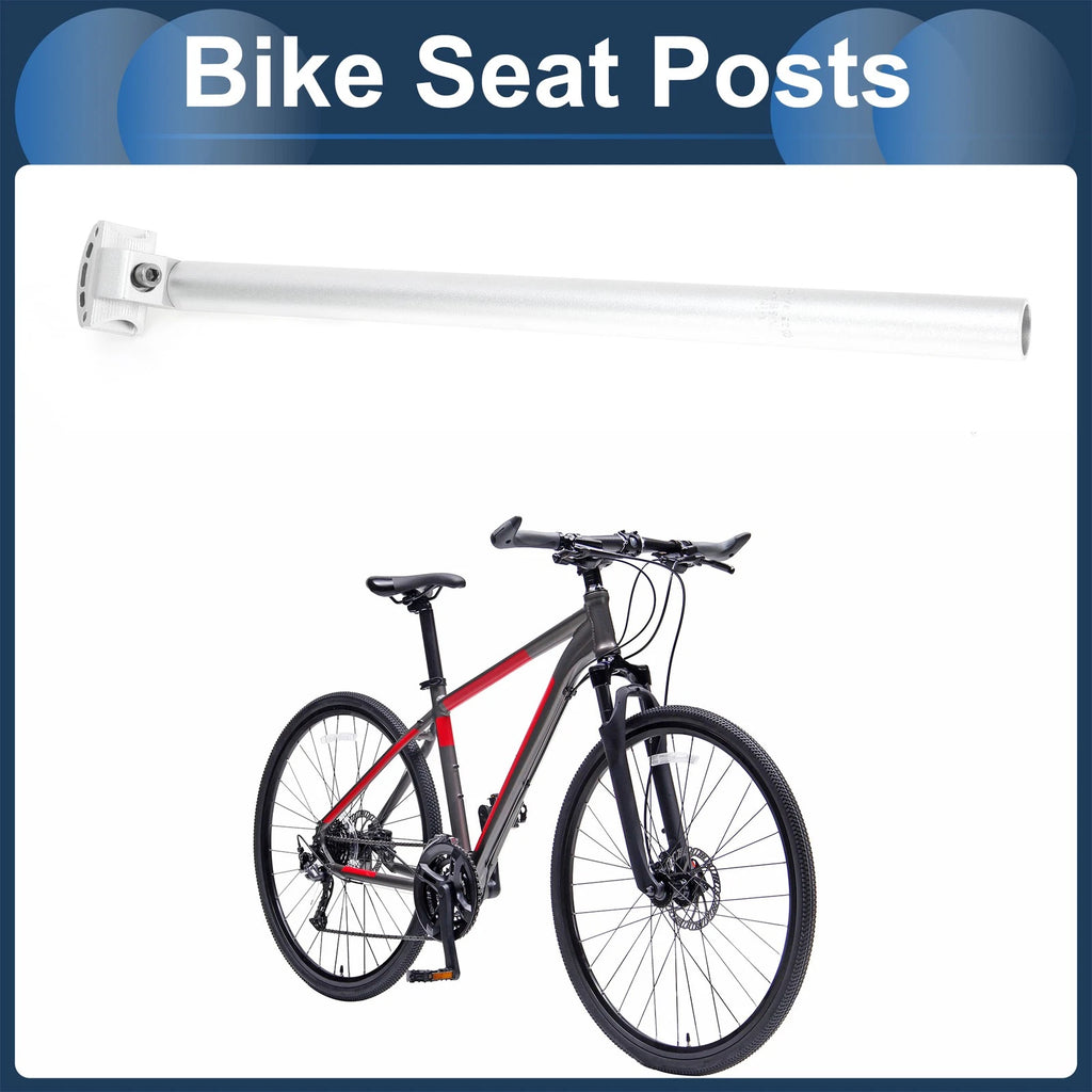Seat Post 25.4x450mm Adjustable Replacement for Bike (1990–2025)