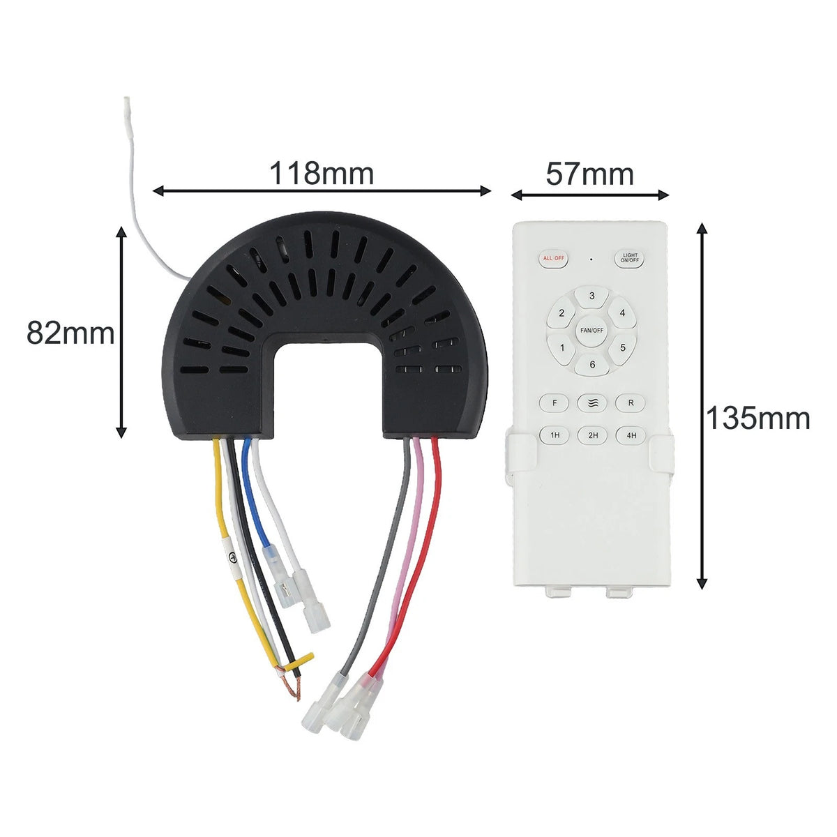 Remote Control System for DC Frequency Conversion Fans