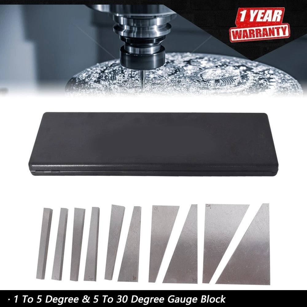 Angle Block Set (1-5 Degree & 5-30 Degree) for Precision Gauging